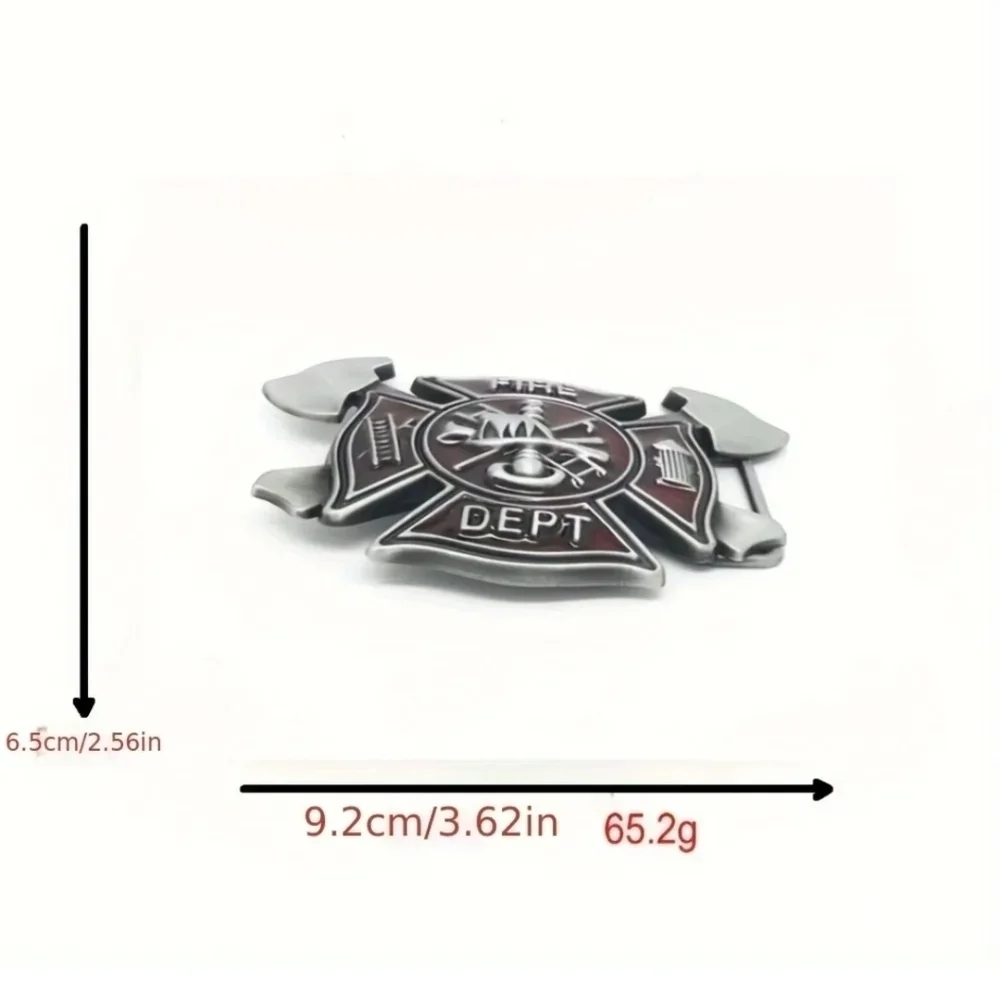 New firefighter men's belt buckle fire department